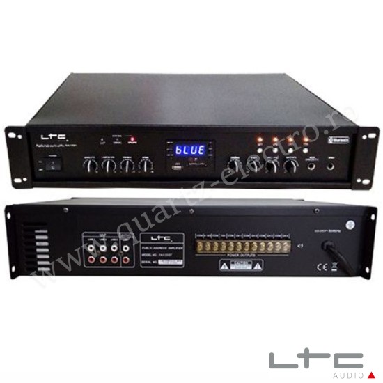 AMPLIFICATOR LINIE 100V/8OHM 150W USB BLUETOOTH AMPLIFICATOR LINIE 100V/8OHM 150W USB BLUETOOTH