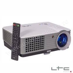 VIDEOPROIECTOR LED LTC VP2000, 800 x 480, ECRAN LCD, TELECOMANDA IR