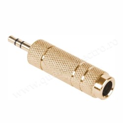 ADAPTOR JACK STEREO 6.35MM LA JACK 3.5MM M-T AURIU ADAPTOR JACK STEREO 6.35MM LA JACK 3.5MM M-T AURIU
