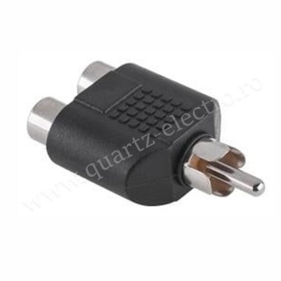 ADAPTOR RCA TATA - 2 RCA MAMA MONO ADAPTOR RCA TATA - 2 RCA MAMA MONO