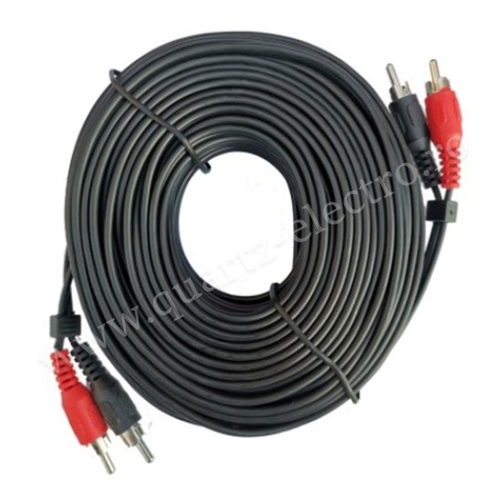 CABLU 2RCA - 2RCA TATA 10M CABLU 2RCA - 2RCA TATA 10M