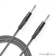 CABLU JACK 6.35MM MONO TATA - JACK  6.35MM MONO TATA 1.5M NEDIS