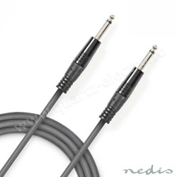 CABLU JACK 6.35MM MONO TATA - JACK 6.35MM MONO TATA 1.5M NEDIS CABLU JACK 6.35MM MONO TATA - JACK 6.35MM MONO TATA 1.5M NEDIS