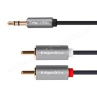 CABLU JACK 3.5 - 2RCA 5M BASIC K&M