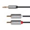 CABLU JACK 3.5 - 2RCA 5M BASIC K&M