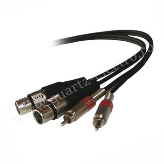 CABLU 2RCA TATA - 2XLR MAMA 5M IBIZA CABLU 2RCA TATA - 2XLR MAMA 5M IBIZA