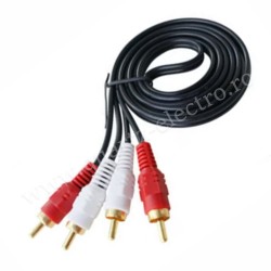 CABLU 2RCA - 2RCA TATA 1M