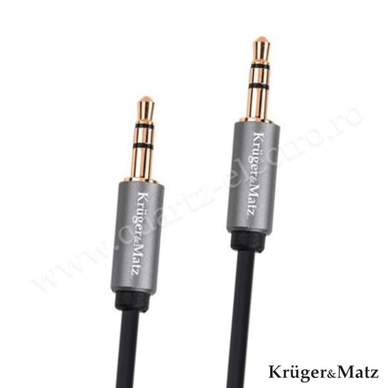 CABLU JACK 3.5 TATA - TATA 1.8M BASIC K&M CABLU JACK 3.5 TATA - TATA 1.8M BASIC K&M