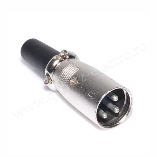 MUFA CANON XLR TATA CU SURUB PE FIR MUFA CANON XLR TATA CU SURUB PE FIR
