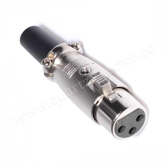 MUFA CANON XLR MAMA CU SURUB PE FIR MUFA CANON XLR MAMA CU SURUB PE FIR