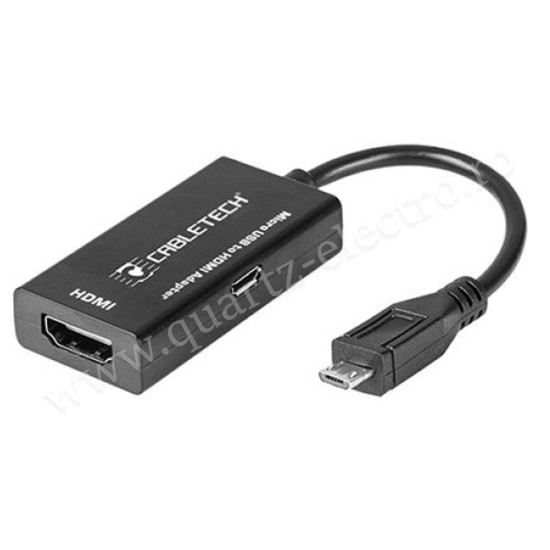 ADAPTOR MHL MICRO USB - HDMI FULL HD ADAPTOR MHL MICRO USB - HDMI FULL HD