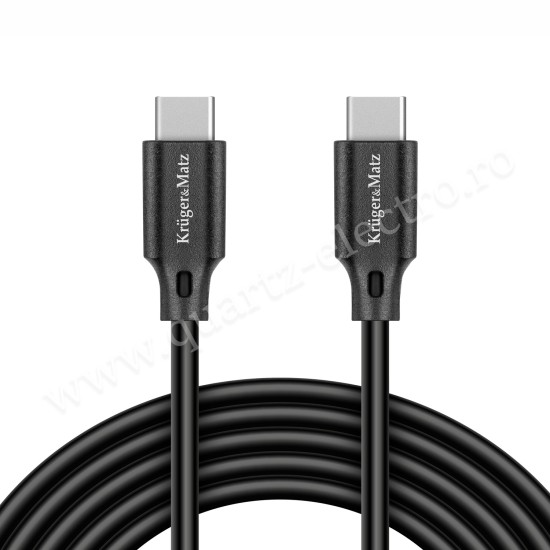 CABLU USB TIP C-TIP C 100W OFC 1M KRUGER&MATZ CABLU USB TIP C-TIP C 100W OFC 1M KRUGER&MATZ