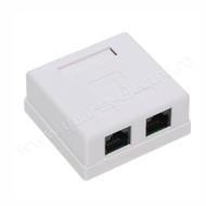 PRIZA DUBLA RJ45 APLICATA CAT5E