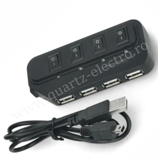 HUB USB 2.0 4 PORTURI CU COMUTATOARE SI ALIMENTARE EA127 ESPERANZA HUB USB 2.0 4 PORTURI CU COMUTATOARE SI ALIMENTARE EA127 ESPERANZA