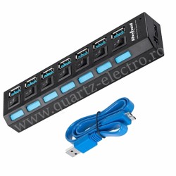 HUB USB 3.0 7 PORTURI REBEL HUB USB 3.0 7 PORTURI REBEL