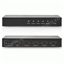 SPLITER HDMI INTRARE HDMI - 4X HDMI IESIRE NEDIS SPLITER HDMI INTRARE HDMI - 4X HDMI IESIRE NEDIS