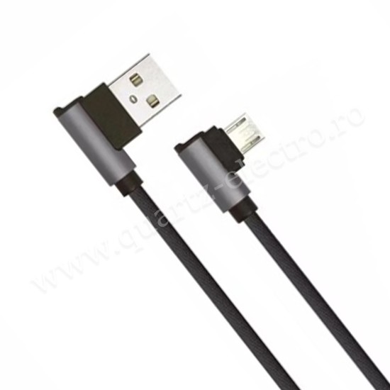 CABLU USB - MICRO USB UNGHI 90 GRADE 1M V-TAC VT-5361 SKU8635 CABLU USB - MICRO USB UNGHI 90 GRADE 1M V-TAC VT-5361 SKU8635