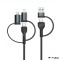 CABLU 5IN1 TIP C - MICROUSB - USB - LIGHTNING 1.2M V-TAC