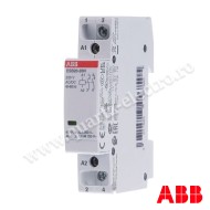 Contactor de instalare (NO) 20 A - 2 NO - 0 NC - 230 V - Circuit de comandă DC ABB