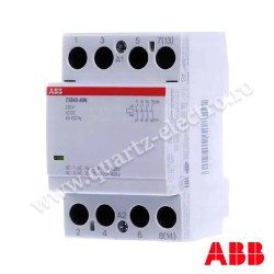 Contactor de instalare (NO) 40 A - 4 NO - 0 NC - 230 V - Circuit de control 400 Hz ABB