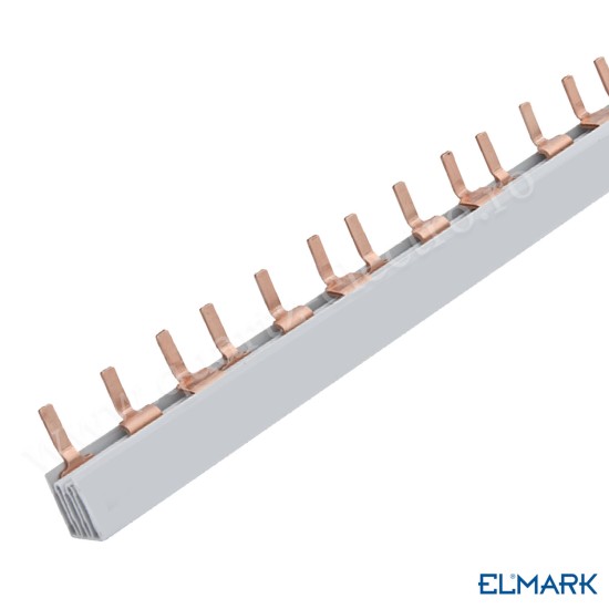 Busbar trifazat 18P 100A 1M Elmark Busbar trifazat 18P 100A 1M Elmark