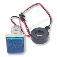 Volt / Ampermetru / Hz LED 50~500V AC 0-100A Albastru