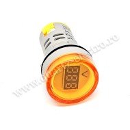 Indicator Digital Voltmetru 250V/AC 12-500V IP65 Galben