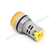 Indicator Digital Voltmetru 250V/AC 12-500V IP65 Galben