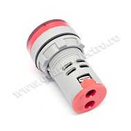 Indicator Digital Voltmetru 250V/AC 12-500V IP65 Rosu