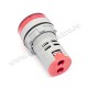 Indicator Digital Voltmetru 250V/AC 12-500V IP65 Rosu Indicator Digital Voltmetru 250V/AC 12-500V IP65 Rosu