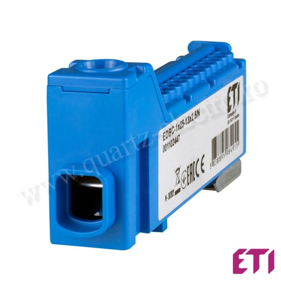 Bloc de distributie EDBC-1x25-13x2,5/N ETI Bloc de distributie EDBC-1x25-13x2,5/N ETI