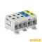 Clema de derivatie OTL50-5x gri 5x1xAl/Cu 1,5-50mm² 1500V  Morek