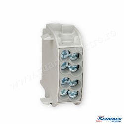 Clemă derivaţie 25mm² 1P gri SCHRACK Clemă derivaţie 25mm² 1P gri SCHRACK