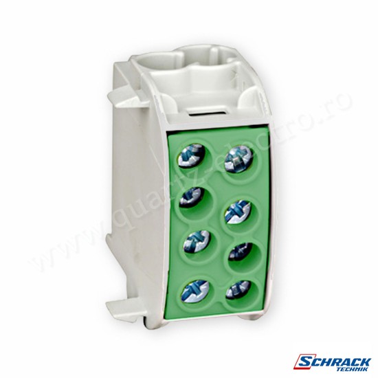 Clemă derivaţie 35mmp 1p galben/verde SCHRACK Clemă derivaţie 35mmp 1p galben/verde SCHRACK