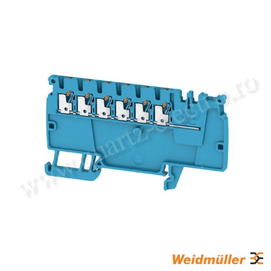 Terminale modulare de distribuție PUSH IN 1,5 mm² 500 V 17,5 A albastru AAP11 1.5 LI BL/OR Weidmuller Terminale modulare de distribuție PUSH IN 1,5 mm² 500 V 17,5 A albastru AAP11 1.5 LI BL/OR Weidmuller