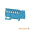 Terminale modulare de distribuție PUSH IN 1,5 mm² 500 V 17,5 A albastru AAP11 1.5 LI BL/OR Weidmuller