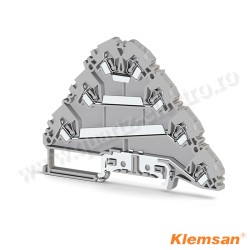 Bloc terminal YBK 2,5-3FT gri Klemsan Bloc terminal YBK 2,5-3FT gri Klemsan
