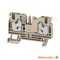 Bloc terminal de trecere SNAP IN bej închis 4 mm² 32 A 1000 V Weidmuller