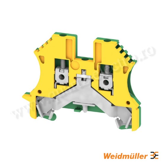 Terminal PE Conexiune cu șurub Verde/galben 2,5 mm² 800 V WPE 2.5 Weidmuller