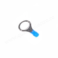 Papuc Electric Izolat Albastru Tip Inel Ø8MM Cablu 2.5mm 100b/Punga