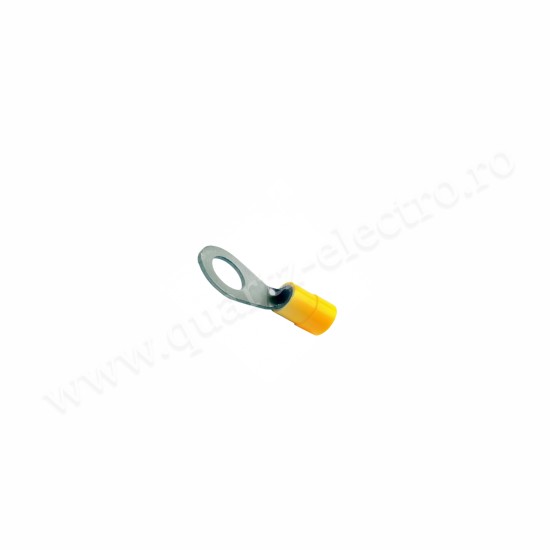 Papuc Electric Izolat Galben Tip Inel Ø5MM Cablu 6mm 100b/Punga Papuc Electric Izolat Galben Tip Inel Ø5MM Cablu 6mm 100b/Punga