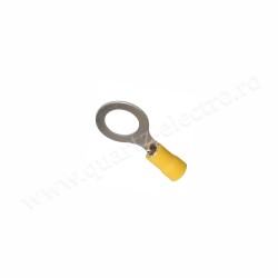 Papuc Electric Izolat Galben Tip Inel Ø8MM Cablu 6mm 100b/Punga Papuc Electric Izolat Galben Tip Inel Ø8MM Cablu 6mm 100b/Punga