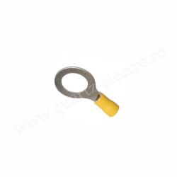 Papuc Electric Izolat Galben Tip Inel Ø10MM Cablu 6mm 100b/Punga Papuc Electric Izolat Galben Tip Inel Ø10MM Cablu 6mm 100b/Punga
