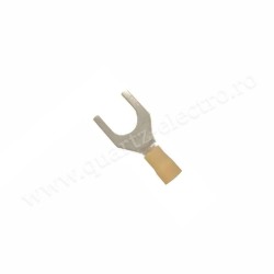Papuc Electric Izolat Galben Tip Furca Ø6MM Cablu 6mm 100b/Punga Papuc Electric Izolat Galben Tip Furca Ø6MM Cablu 6mm 100b/Punga
