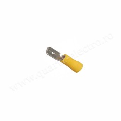 Papuc Electric Izolat Auto Tata Galben Cablu 6mm 100b/Punga Papuc Electric Izolat Auto Tata Galben Cablu 6mm 100b/Punga