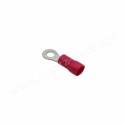 Papuc Electric Izolat Rosu Tip Inel Ø3MM Cablu 1.5mm 100b/Punga Papuc Electric Izolat Rosu Tip Inel Ø3MM Cablu 1.5mm 100b/Punga