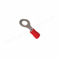 Papuc Electric Izolat Rosu Tip Inel Ø6MM Cablu 1.5mm 100b/Punga