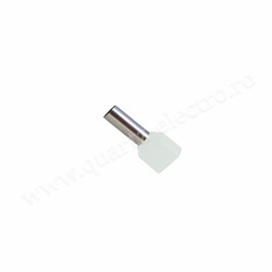 Pin Terminal Izolat dublu Bej Cablu 2x16mm 100b/Punga Pin Terminal Izolat dublu Bej Cablu 2x16mm 100b/Punga