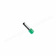 Pin Terminal Izolat Verde Cablu 6mm 100b/Punga