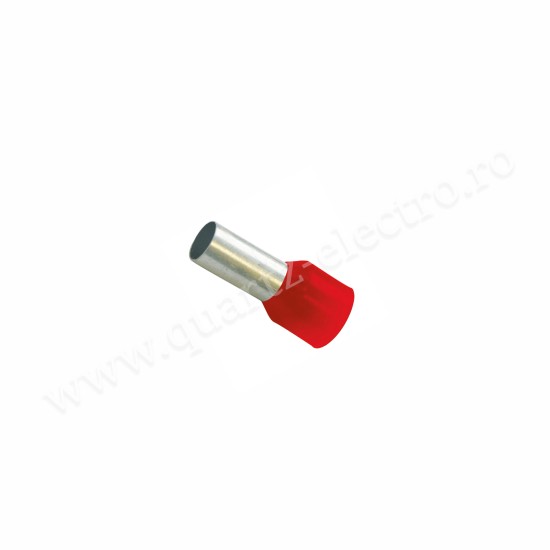 Pin Terminal Izolat Rosu Cablu 35mm 100b/Punga